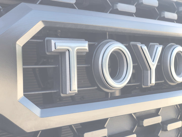 Grille Letter Overlays Fits 2016-2027 Toyota Tacoma