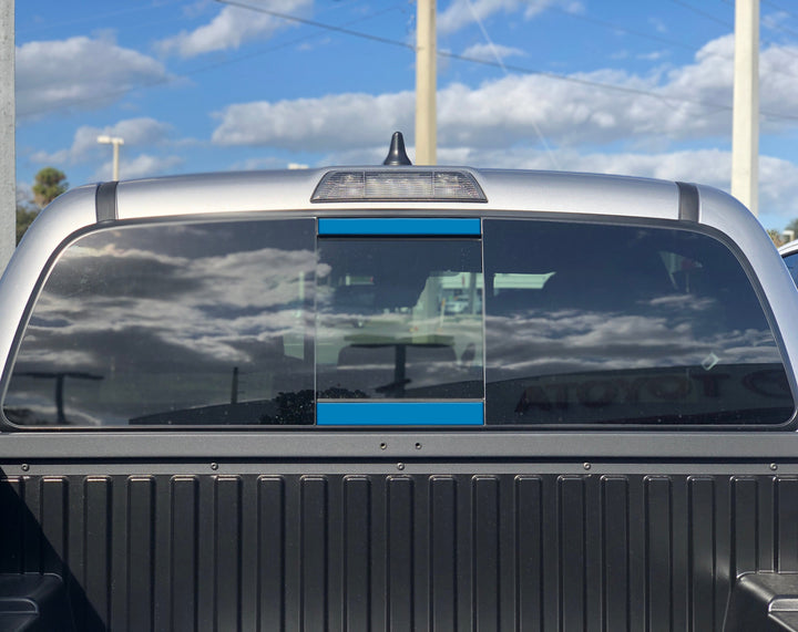 Tufskinz Rear Power Sliding Window Accent Overlays Fits Tacoma (2016-2023)