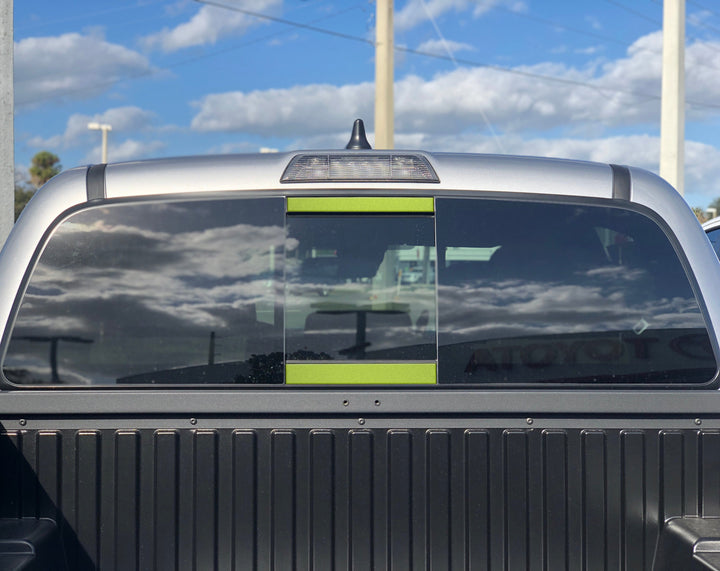 Tufskinz Rear Power Sliding Window Accent Overlays Fits Tacoma (2016-2023)
