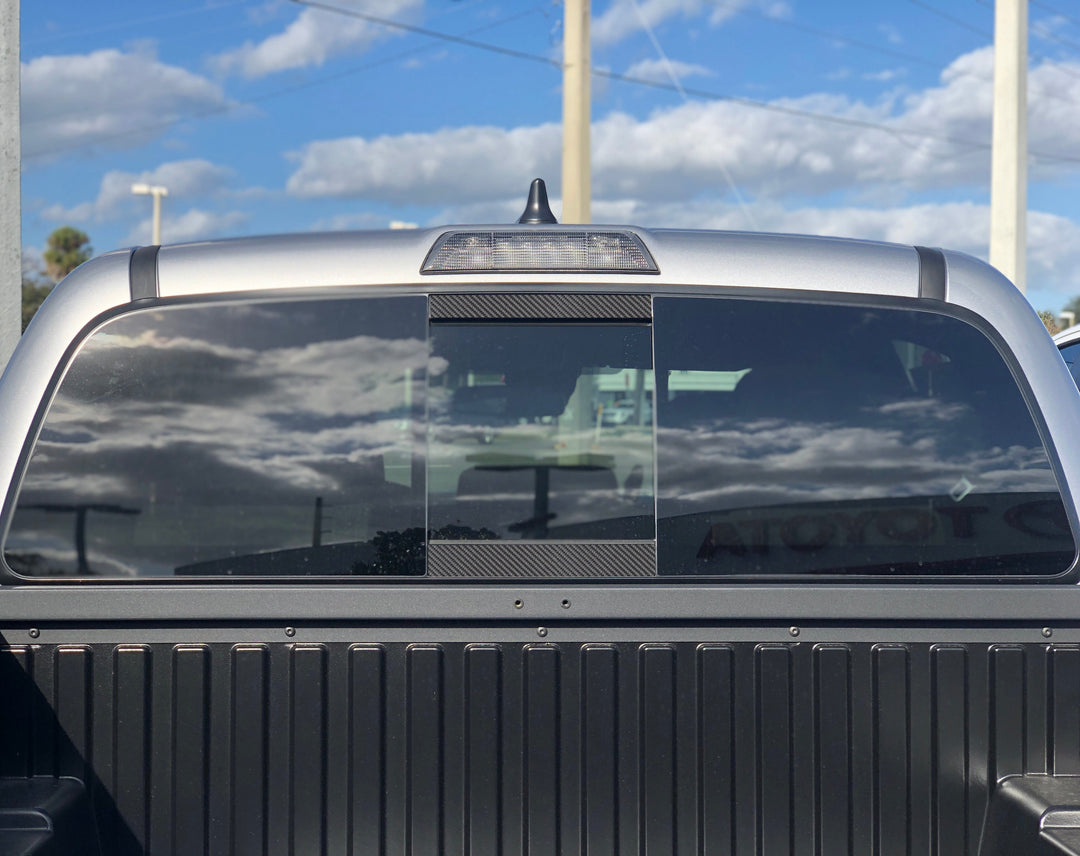 Tufskinz Rear Power Sliding Window Accent Overlays Fits Tacoma (2016-2023)