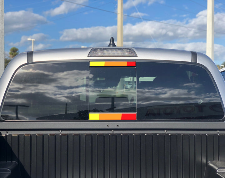 Tufskinz Rear Power Sliding Window Accent Overlays Fits Tacoma (2016-2023)