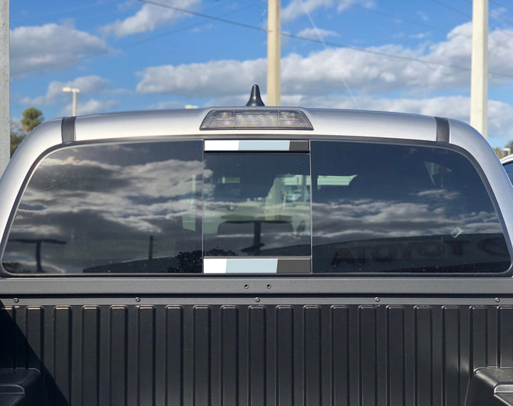 Tufskinz Rear Power Sliding Window Accent Overlays Fits Tacoma (2016-2023)