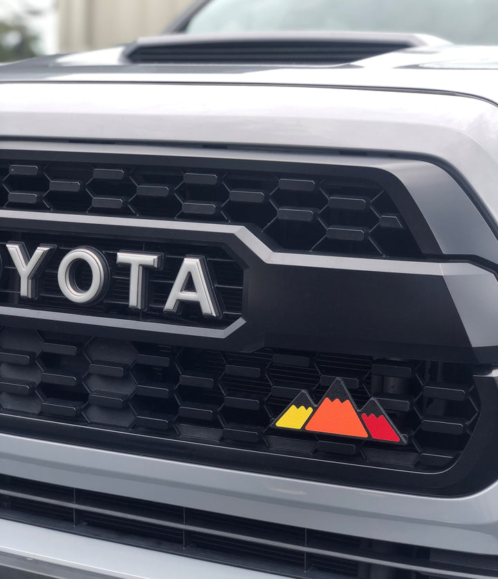Tufskinz TRI-Color Badge Fits Toyota Models