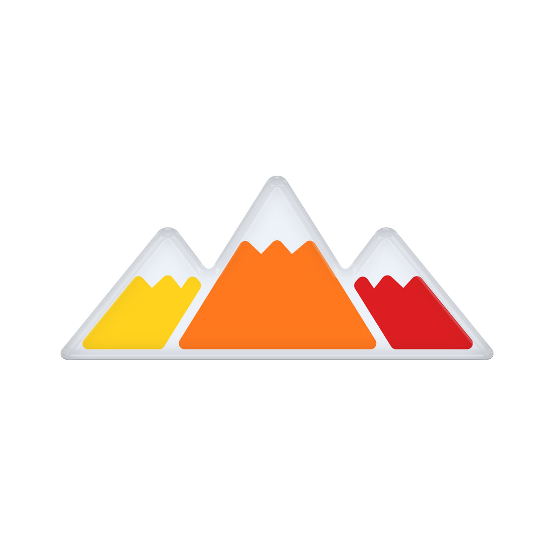 Tufskinz TRI-Color Badge Fits Toyota Models