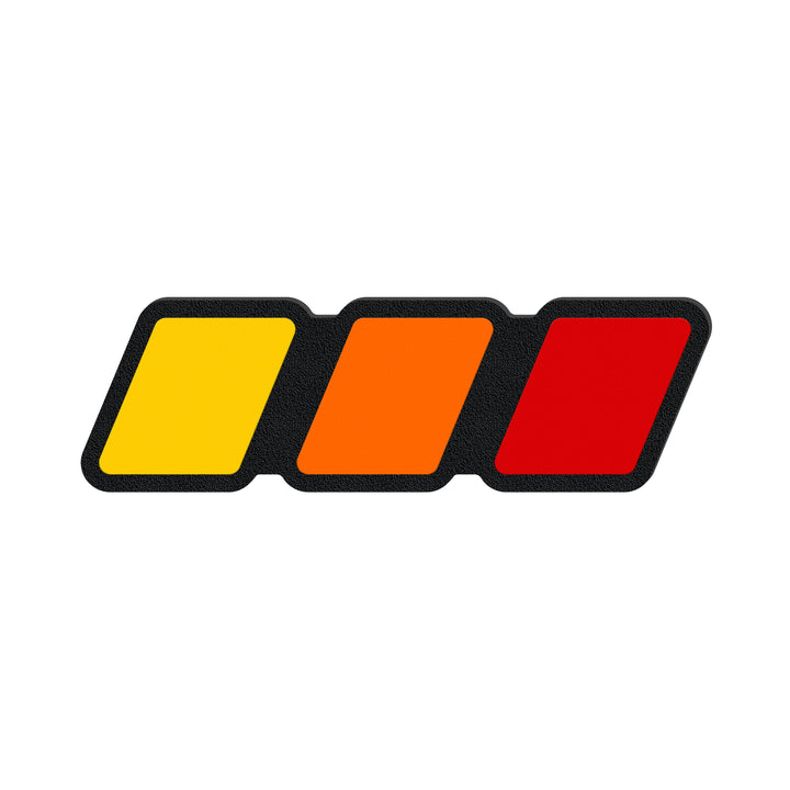 Tufskinz TRI-Color Badge Fits Toyota Models