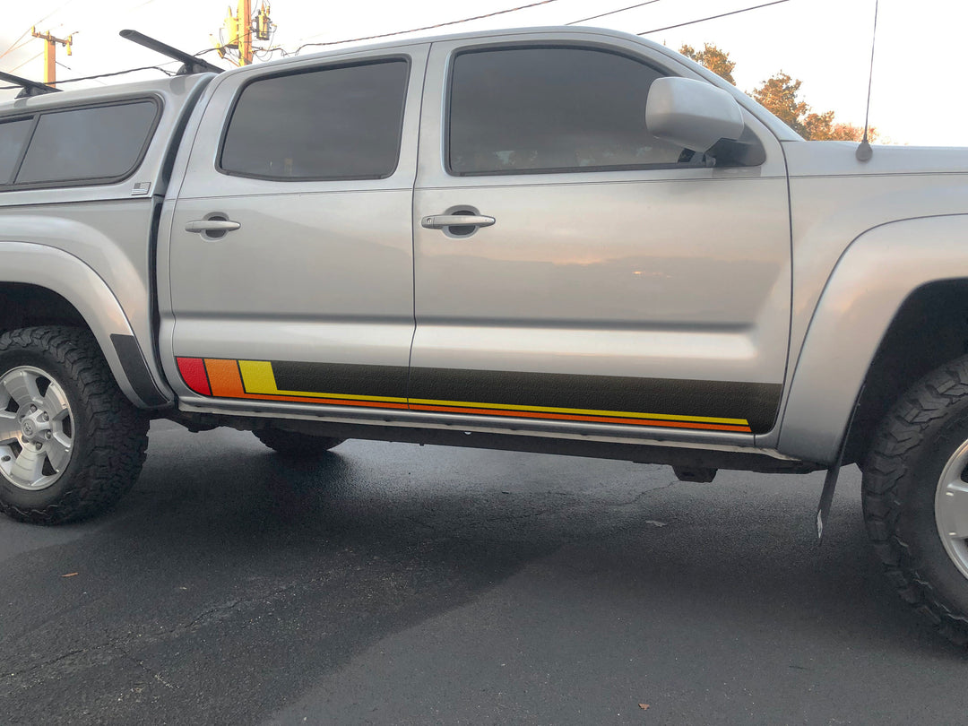 Rocker Panel Protection Overlays Fits 2005-2015 Toyota Tacoma