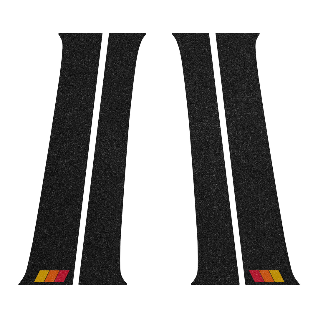 Textured Door Pillar Protection Overlays Fits 2005-2015 Toyota Tacoma