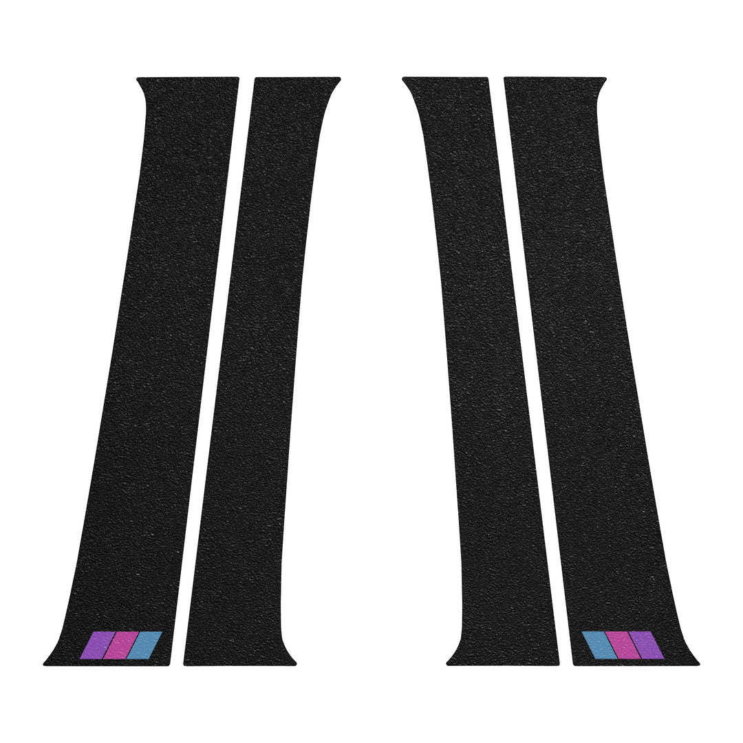 Textured Door Pillar Protection Overlays Fits 2005-2015 Toyota Tacoma