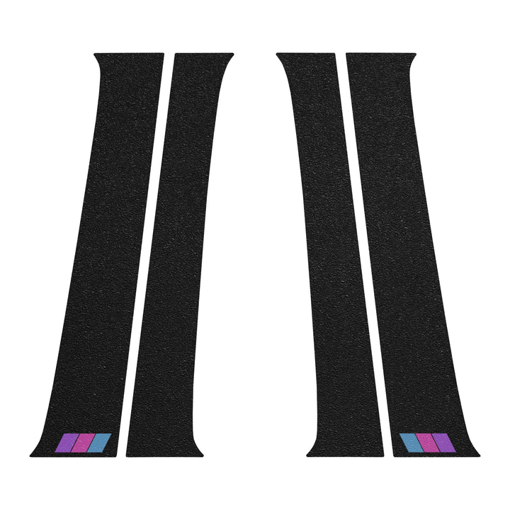 Textured Door Pillar Protection Overlays Fits 2005-2015 Toyota Tacoma