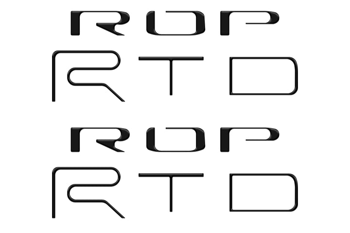 Bed Side Letter Inserts Fits 2022-2023 Toyota Tacoma TRD Pro