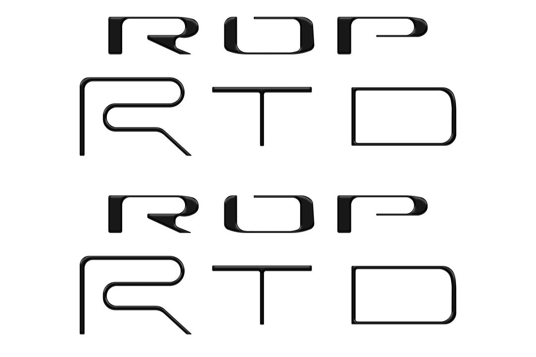 Tufskinz Bed Side Letter Inserts Fits Tacoma TRD Pro )2022-2023)
