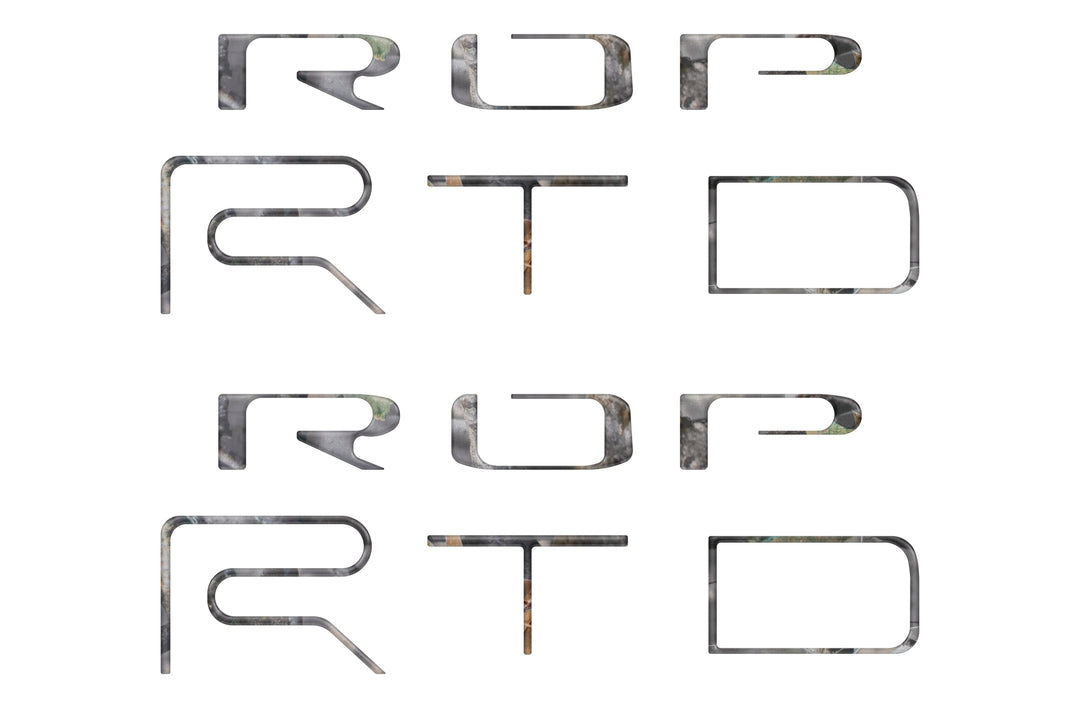 Tufskinz Bed Side Letter Inserts Fits Tacoma TRD Pro )2022-2023)