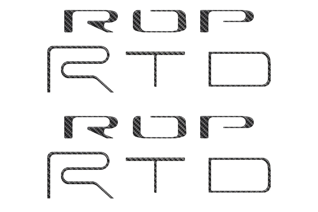 Tufskinz Bed Side Letter Inserts Fits Tacoma TRD Pro )2022-2023)