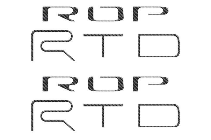 Tufskinz Bed Side Letter Inserts Fits Tacoma TRD Pro )2022-2023)