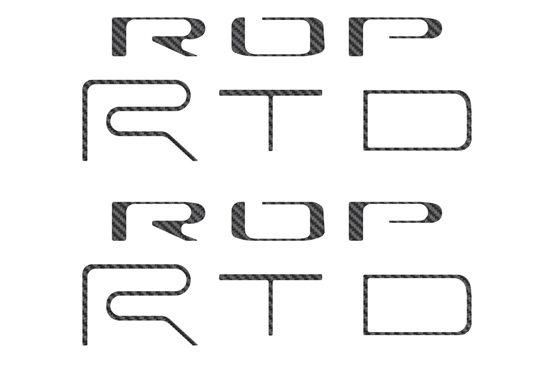 Tufskinz Bed Side Letter Inserts Fits Tacoma TRD Pro )2022-2023)