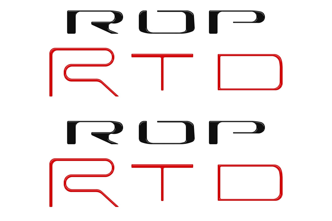 Tufskinz Bed Side Letter Inserts Fits Tacoma TRD Pro )2022-2023)