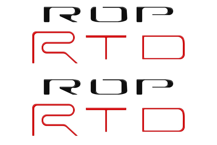 Tufskinz Bed Side Letter Inserts Fits Tacoma TRD Pro )2022-2023)