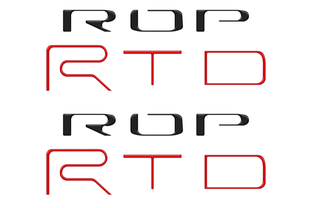 Bed Side Letter Inserts Fits 2022-2023 Toyota Tacoma TRD Pro