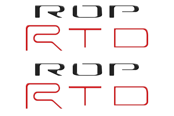 Tufskinz Bed Side Letter Inserts Fits Tacoma TRD Pro )2022-2023)