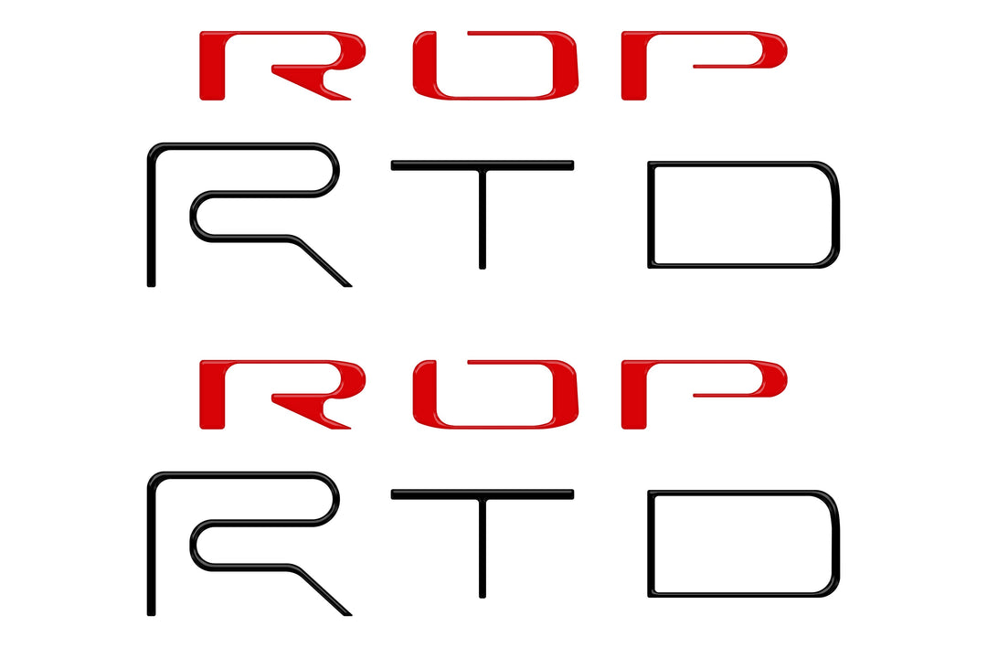 Tufskinz Bed Side Letter Inserts Fits Tacoma TRD Pro )2022-2023)