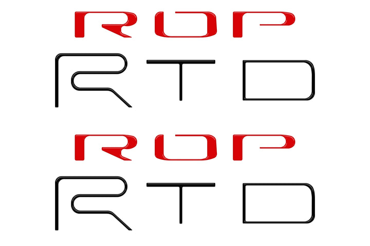 Tufskinz Bed Side Letter Inserts Fits Tacoma TRD Pro )2022-2023)