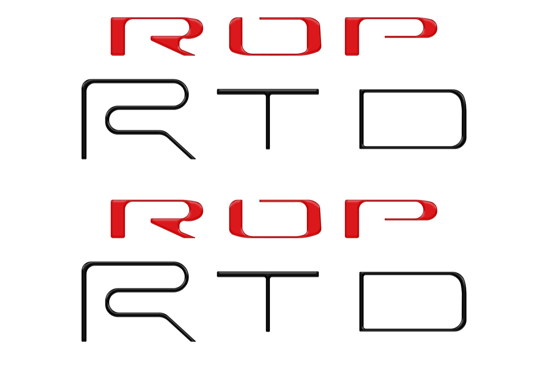 Tufskinz Bed Side Letter Inserts Fits Tacoma TRD Pro )2022-2023)