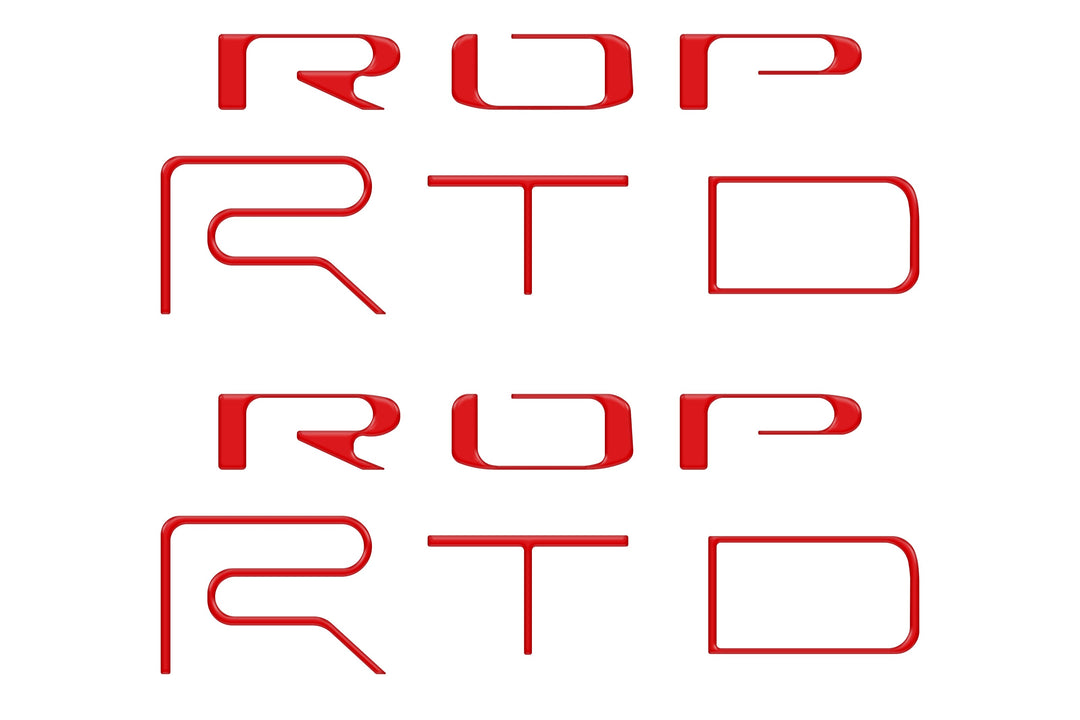 Tufskinz Bed Side Letter Inserts Fits Tacoma TRD Pro )2022-2023)