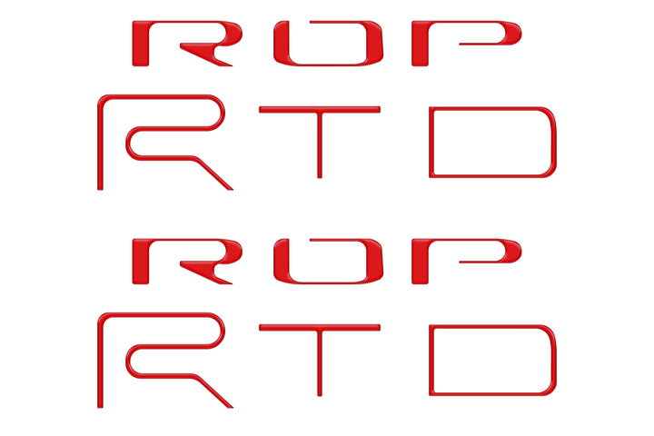 Tufskinz Bed Side Letter Inserts Fits Tacoma TRD Pro )2022-2023)