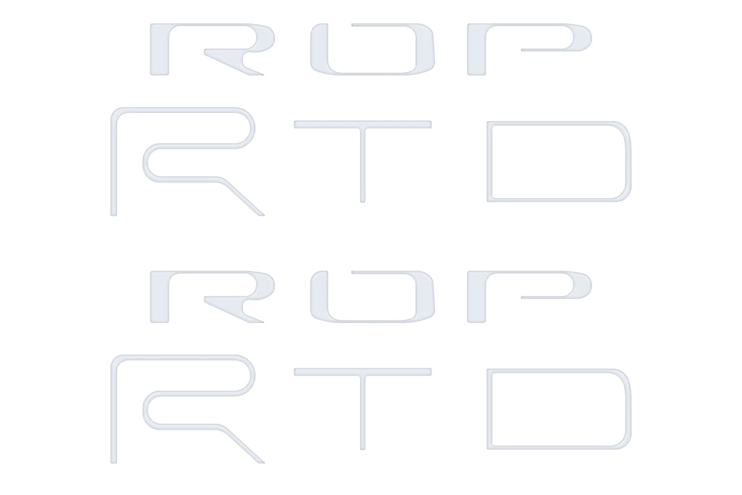 Tufskinz Bed Side Letter Inserts Fits Tacoma TRD Pro )2022-2023)