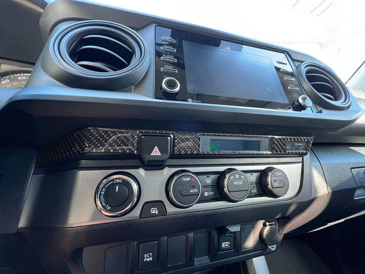 Digital Climate Display Accent Trim Fits 2016-2023 Toyota Tacoma