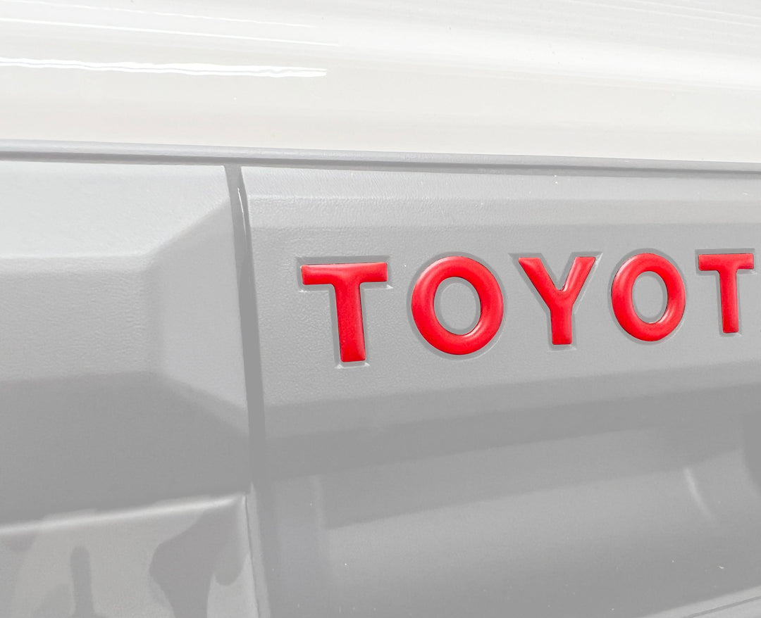 Tailgate Handle Letter Inserts Fits 2024-2027 Toyota Tacoma