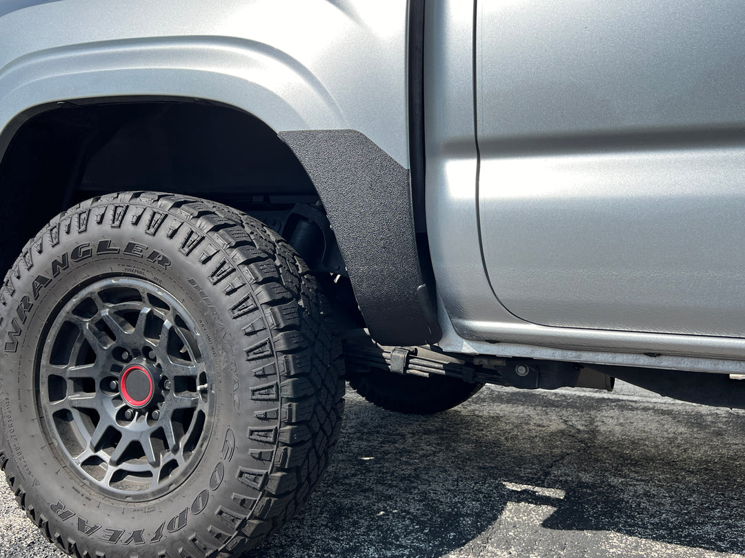 Rear Fender Protection Overlays Fits 2016-2023 Toyota Tacoma