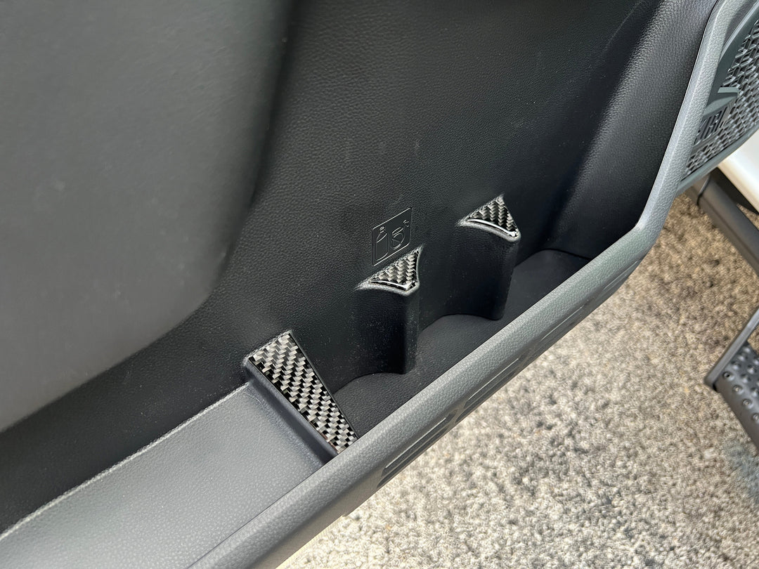 Tufskinz Front Side Door Cupholder Accent Trim Fits Tacoma (2024+)