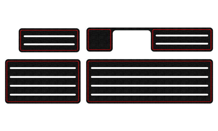 Back Side of Rear Seat Foam Inserts Fits 2016-2023 Toyota Tacoma