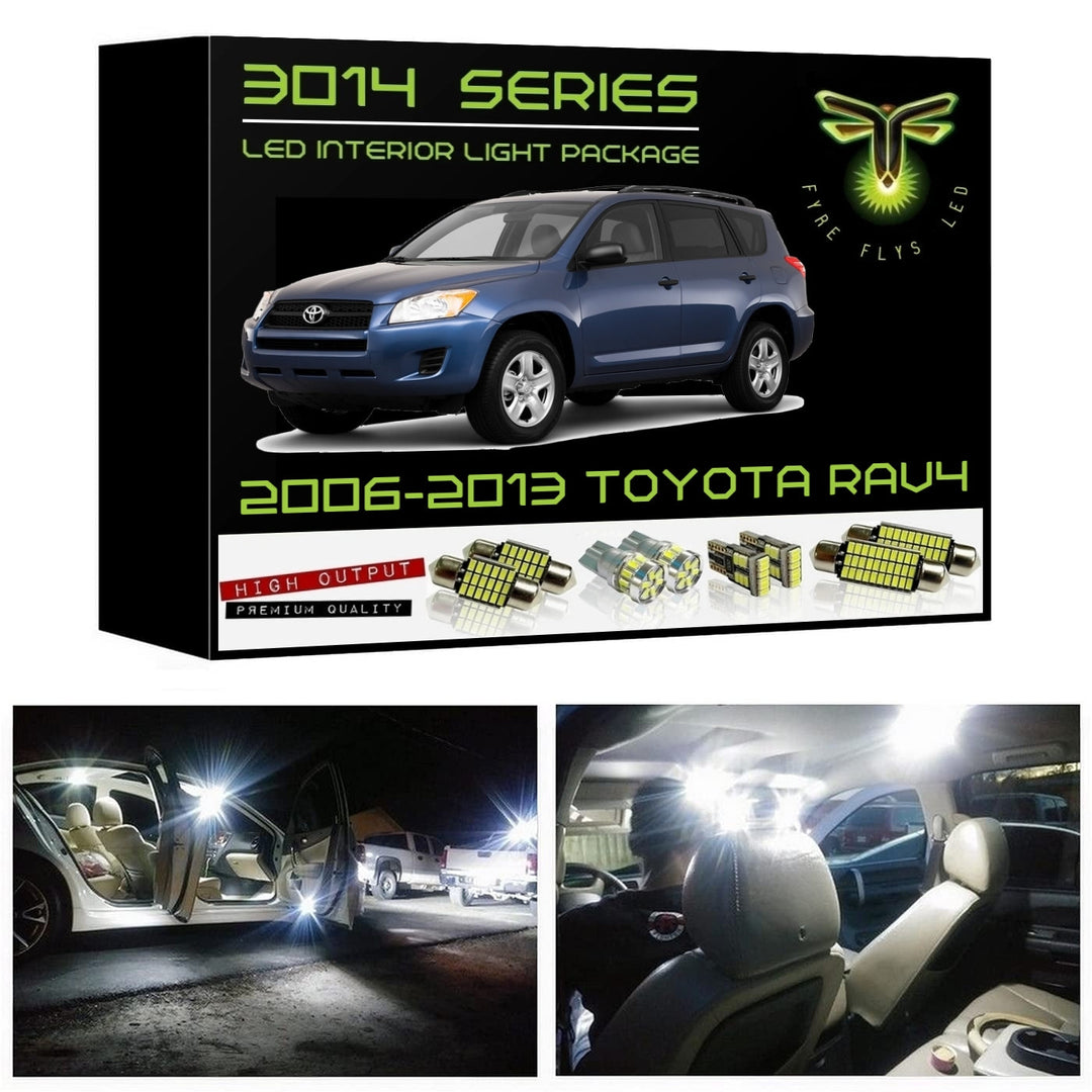 2006-2013 Toyota RAV4 Super Bright 3014 Series LED interior light kit