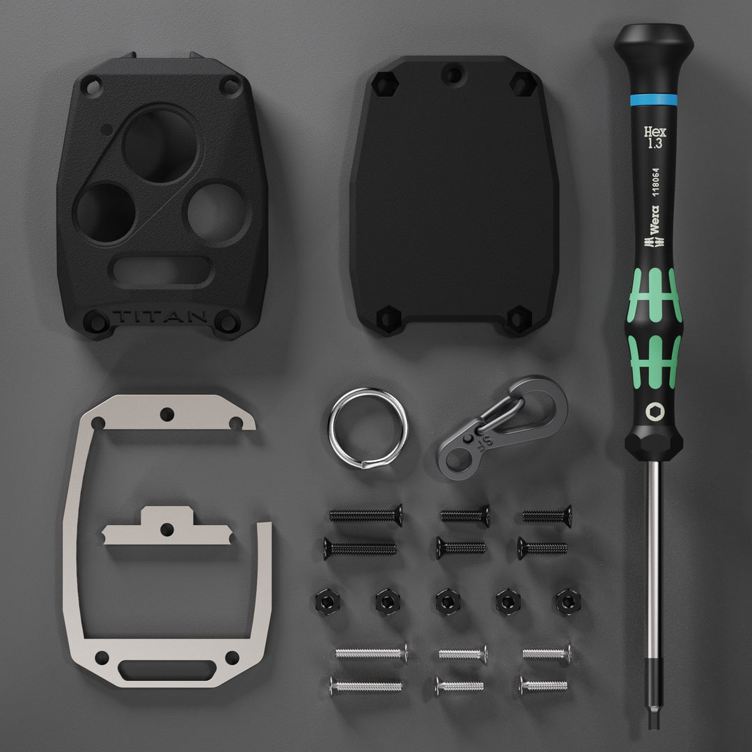 TITAN Fob for Honda 4 Button - Titanium Reinforced Key Upgrade Kit