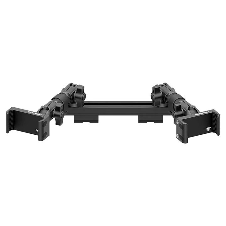 TRAXX™ - Slim Track Dash Bracket With Dual 20LITE Phone Holders | 2019-2023 Ford Ranger (WITHOUT Switch Panel)