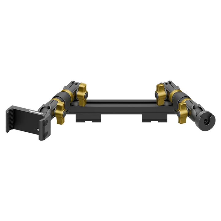TRAXX™ - Slim Track Dash Bracket With 20LITE Phone Holder & CB Microphone Holder | 2019-2023 Ford Ranger (WITHOUT Switch Panel)