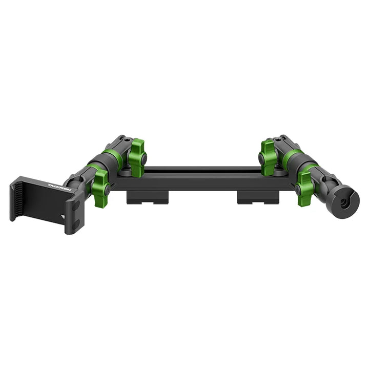 TRAXX™ - Slim Track Dash Bracket With 20LITE Phone Holder & CB Microphone Holder | 2019-2023 Ford Ranger (WITHOUT Switch Panel)