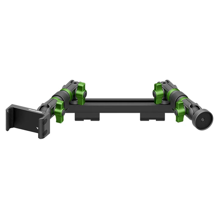TRAXX™ - Slim Track Dash Bracket With 20LITE Phone Holder & Midland Magnetic CB Radio Mic Holder | 2019-2023 Ford Ranger (WITHOUT Switch Panel)