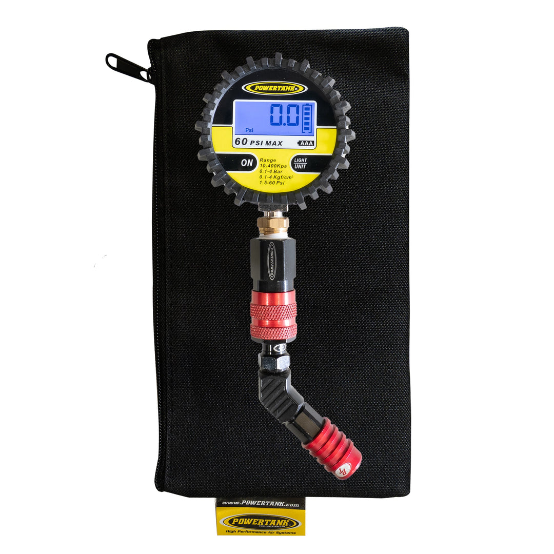 60D TPG RED - 60 psi Back-Lit Digital Modular Tire Pressure Gauge