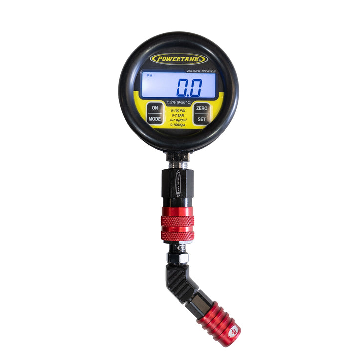 TPG RACER RED - 100 psi Precision Digital Modular Tire Pressure Gauge