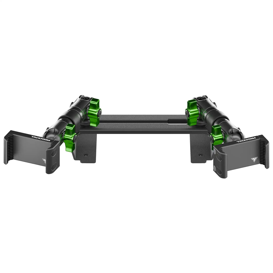 TRAXX™ - Slim Track Dash Bracket With Dual 20LITE Phone Mounts | ‘15-‘20 Ford F-150, ‘17-‘22 Super Duty, ‘18-‘21 Expedition (See Compatibility Info For Year/Trim Details)