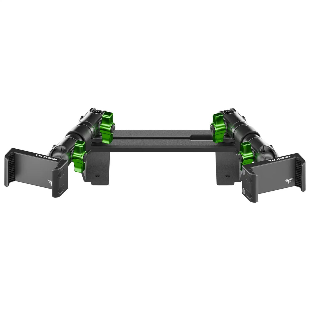 TRAXX™ - Slim Track Dash Bracket With Dual 20LITE Phone Mounts | ‘15-‘20 Ford F-150, ‘17-‘22 Super Duty, ‘18-‘21 Expedition (See Compatibility Info For Year/Trim Details)