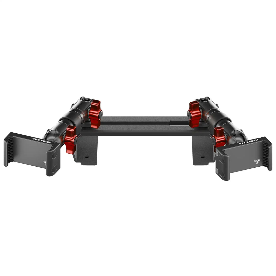TRAXX™ - Slim Track Dash Bracket With Dual 20LITE Phone Mounts | ‘15-‘20 Ford F-150, ‘17-‘22 Super Duty, ‘18-‘21 Expedition (See Compatibility Info For Year/Trim Details)