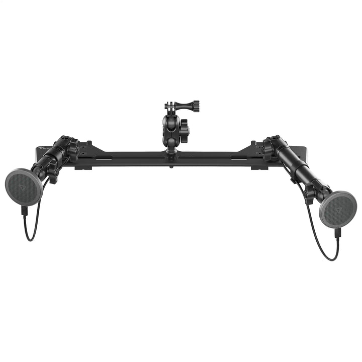 TRAXX™ - Slim Track Dash Bracket With Dual MagSafe Charging Phone Mounts & GoPro Mount | 2021-2026 Ford Bronco & Bronco Raptor (Non-Sport)