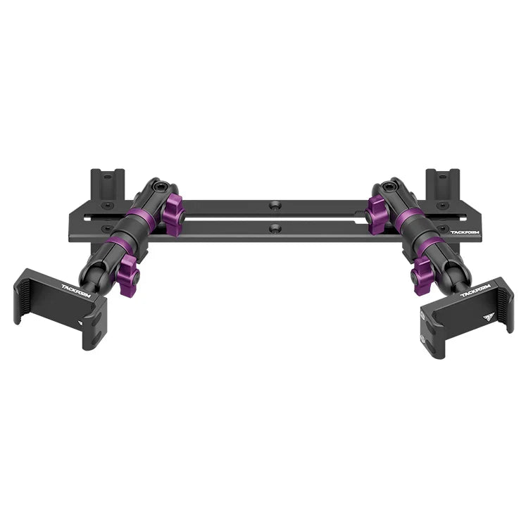 TRAXX™ - Slim Track Dash Bracket With Dual 20LITE Phone Mounts | 2023-2026 Ford Super Duty (F-250 Through F-600)