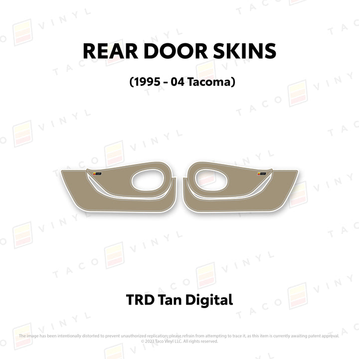 1995-04 Tacoma Door Skins (Lower Section)