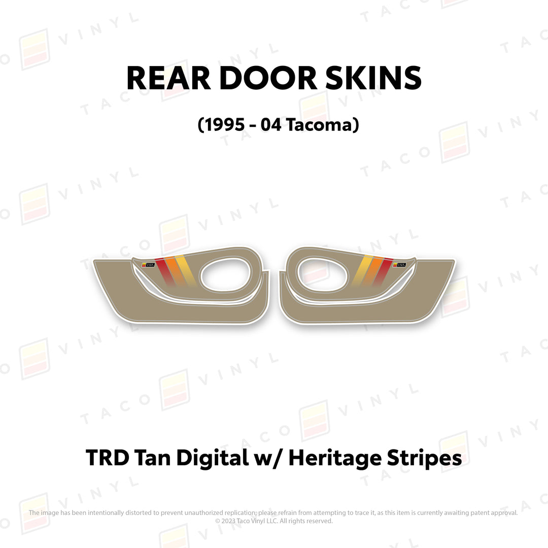 1995-04 Tacoma Door Skins (Lower Section)