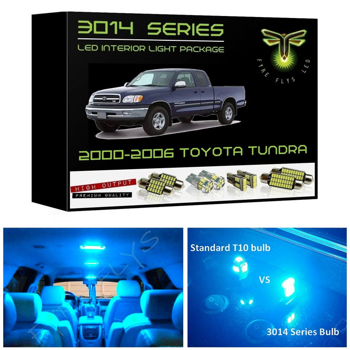 2000-2006 Toyota Tundra Super Bright 3014 Series LED interior light kit